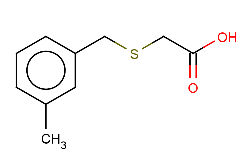 2-{[(3-methylphenyl)methyl]sulfanyl}acetic acid