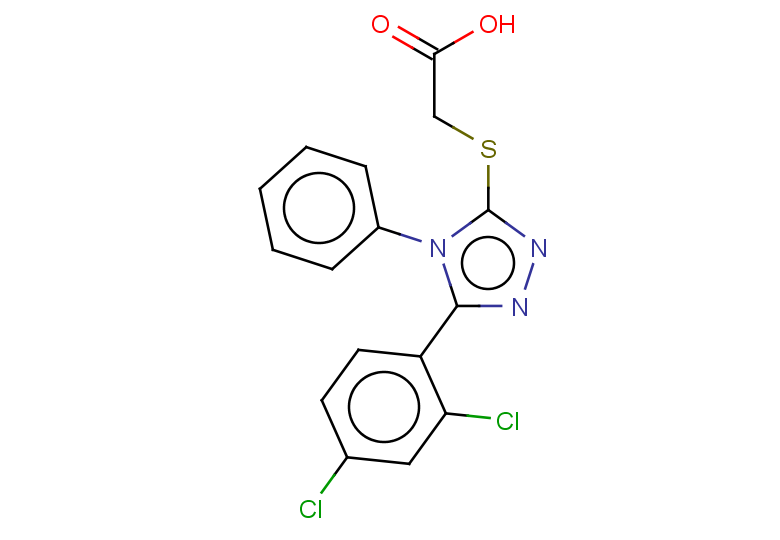 2-{[5-(2,4-dichlorophenyl)-4-phenyl-4H-1,2,4-triazol-3-yl]sulfanyl}acetic acid