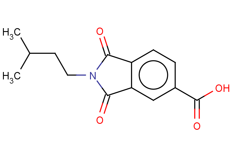 2-(3-methylbutyl)-1,3-dioxo-2,3-dihydro-1H-isoindole-5-carboxylic acid
