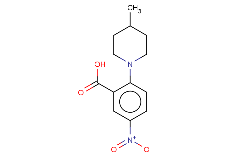 2-(4-methylpiperidin-1-yl)-5-nitrobenzoic acid