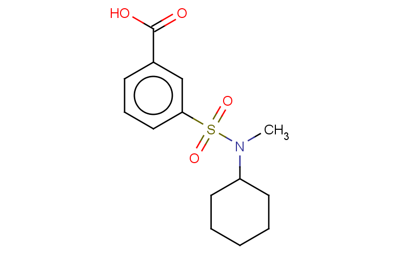 3-[cyclohexyl(methyl)sulfamoyl]benzoic acid
