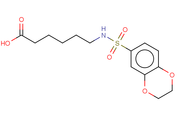 6-(2,3-dihydro-1,4-benzodioxine-6-sulfonamido)hexanoic acid