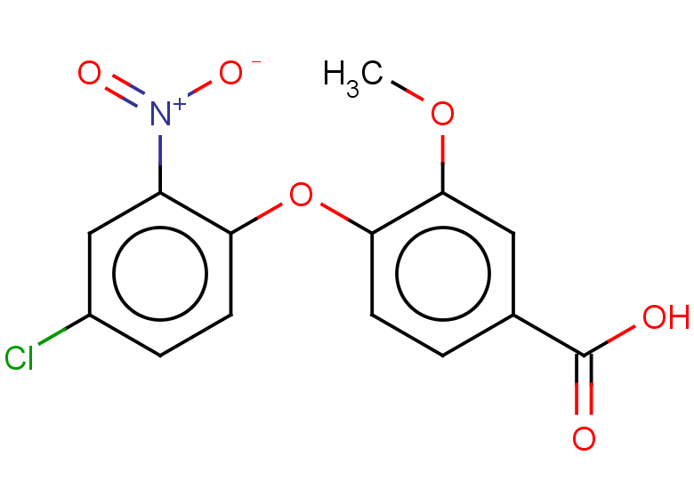 4-(4-chloro-2-nitrophenoxy)-3-methoxybenzoic acid