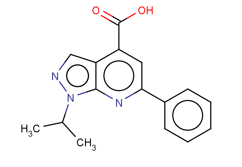6-phenyl-1-(propan-2-yl)-1H-pyrazolo[3,4-b]pyridine-4-carboxylic acid