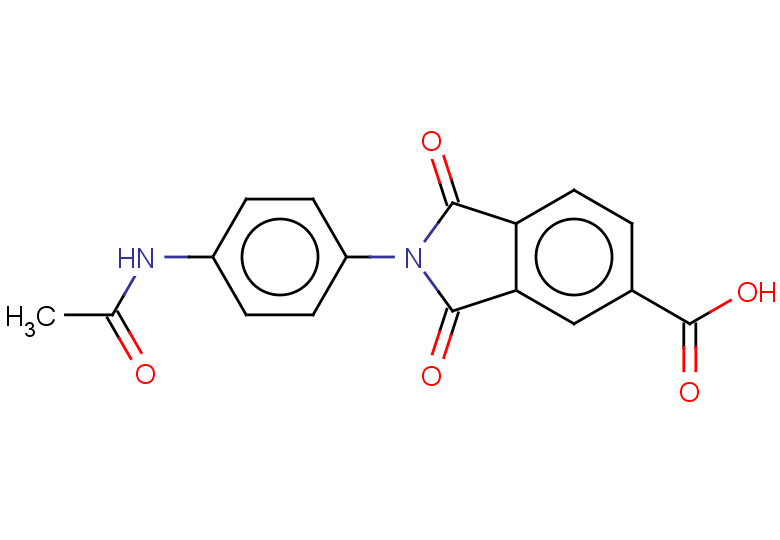 2-(4-acetamidophenyl)-1,3-dioxo-2,3-dihydro-1H-isoindole-5-carboxylic acid
