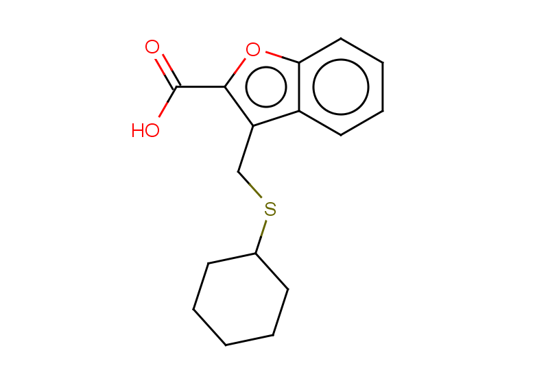 3-[(cyclohexylsulfanyl)methyl]-1-benzofuran-2-carboxylic acid