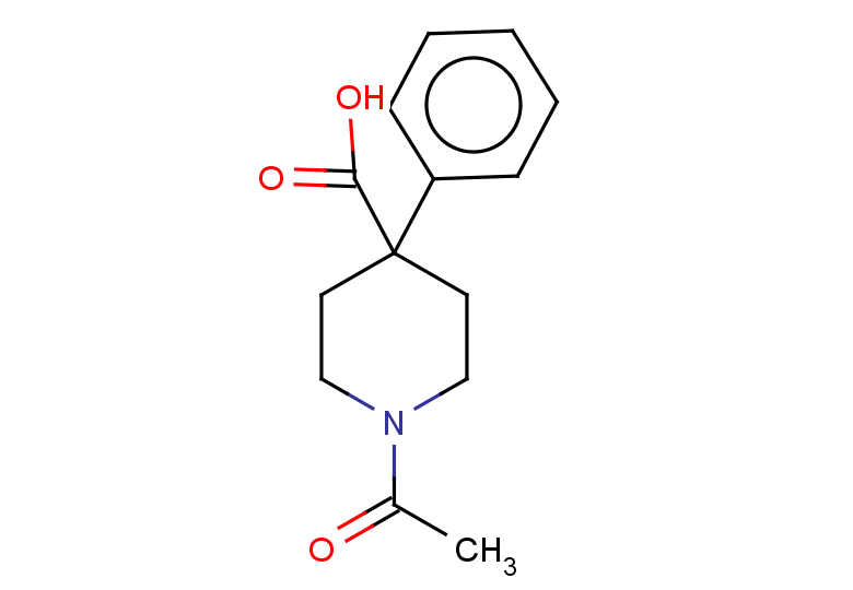 1-acetyl-4-phenylpiperidine-4-carboxylic acid