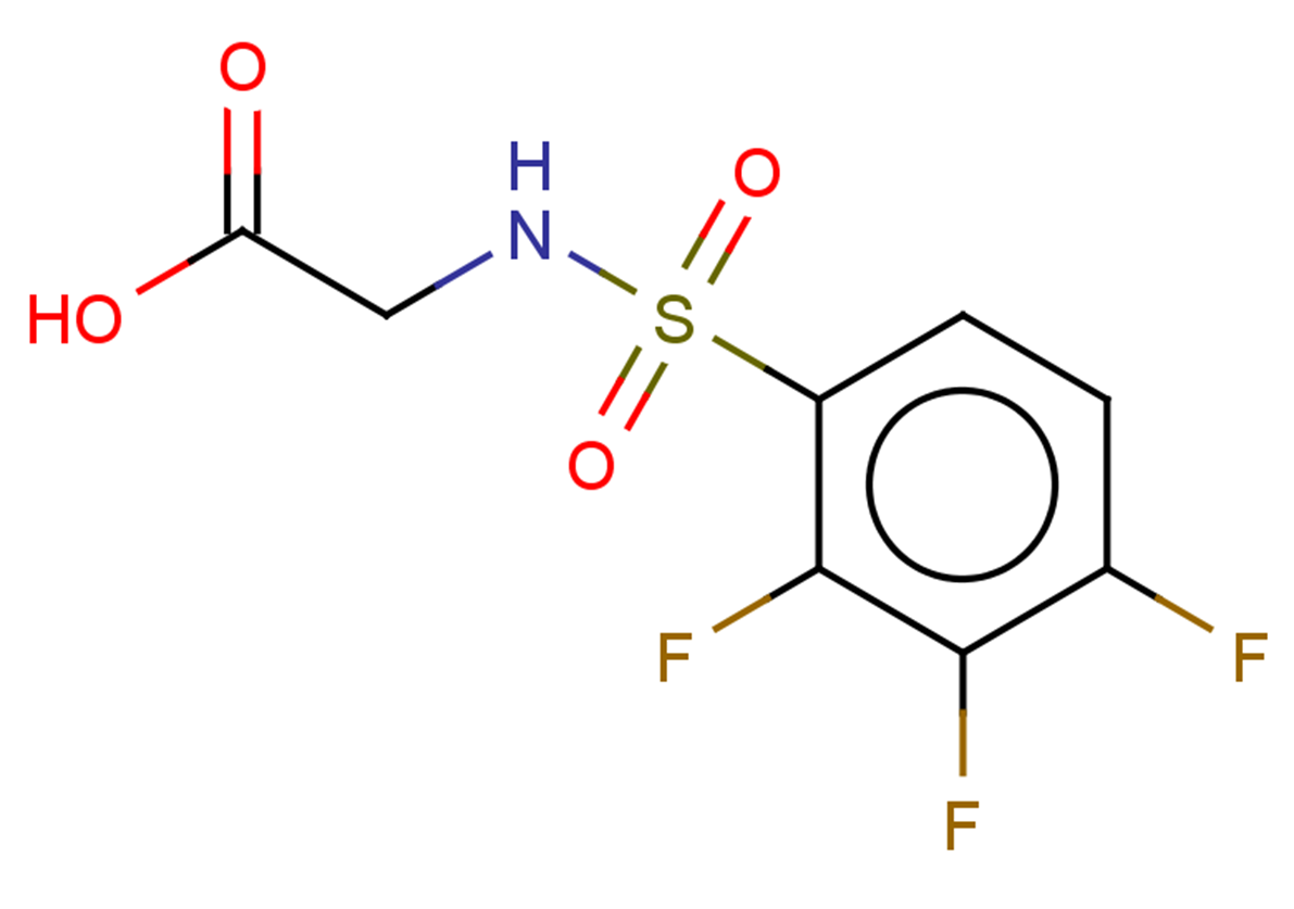 2-(2,3,4-trifluorobenzenesulfonamido)acetic acid