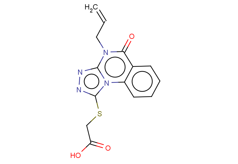 2-{[5-oxo-4-(prop-2-en-1-yl)-4H,5H-[1,2,4]triazolo[4,3-a]quinazolin-1-yl]sulfanyl}acetic acid