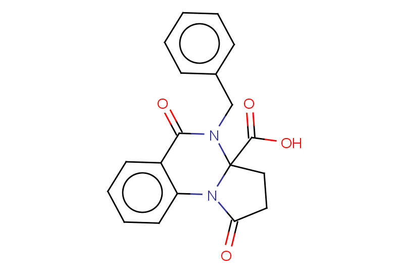 4-benzyl-1,5-dioxo-1H,2H,3H,3aH,4H,5H-pyrrolo[1,2-a]quinazoline-3a-carboxylic acid
