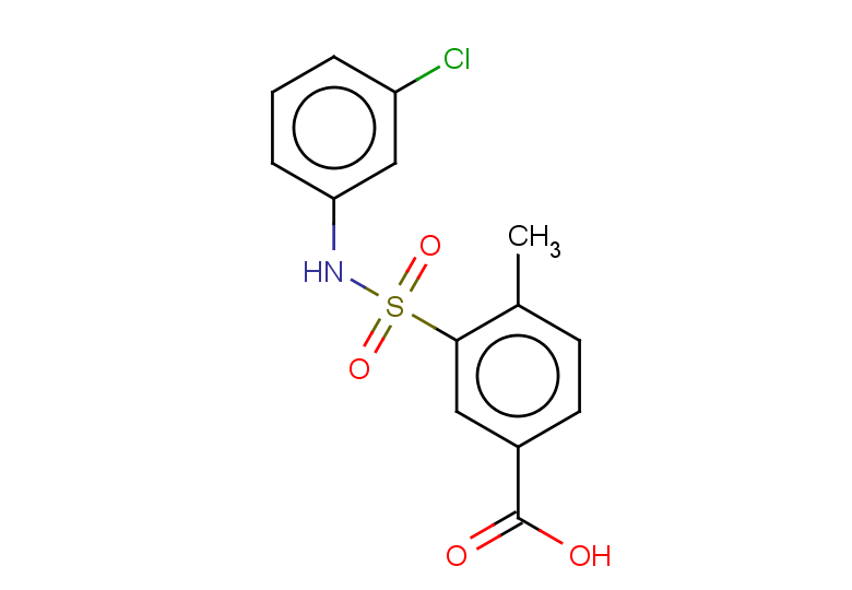 3-[(3-chlorophenyl)sulfamoyl]-4-methylbenzoic acid