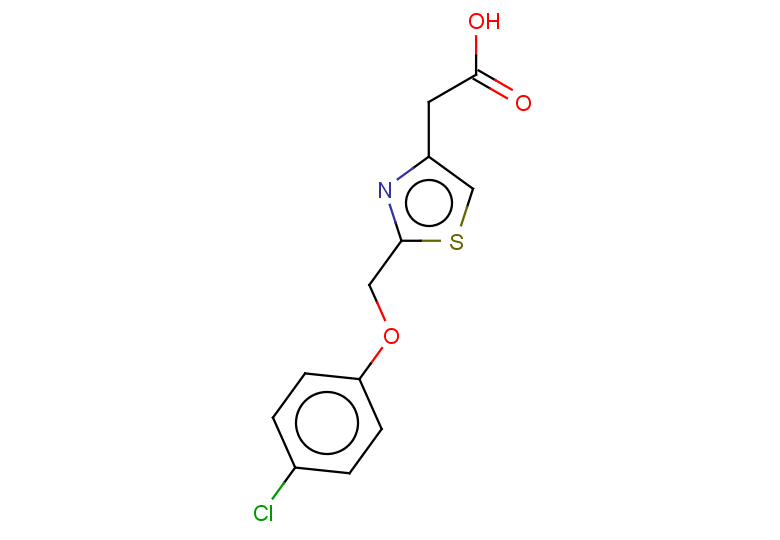 2-[2-(4-chlorophenoxymethyl)-1,3-thiazol-4-yl]acetic acid
