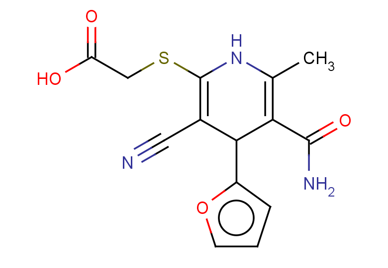 2-{[5-carbamoyl-3-cyano-4-(furan-2-yl)-6-methyl-1,4-dihydropyridin-2-yl]sulfanyl}acetic acid