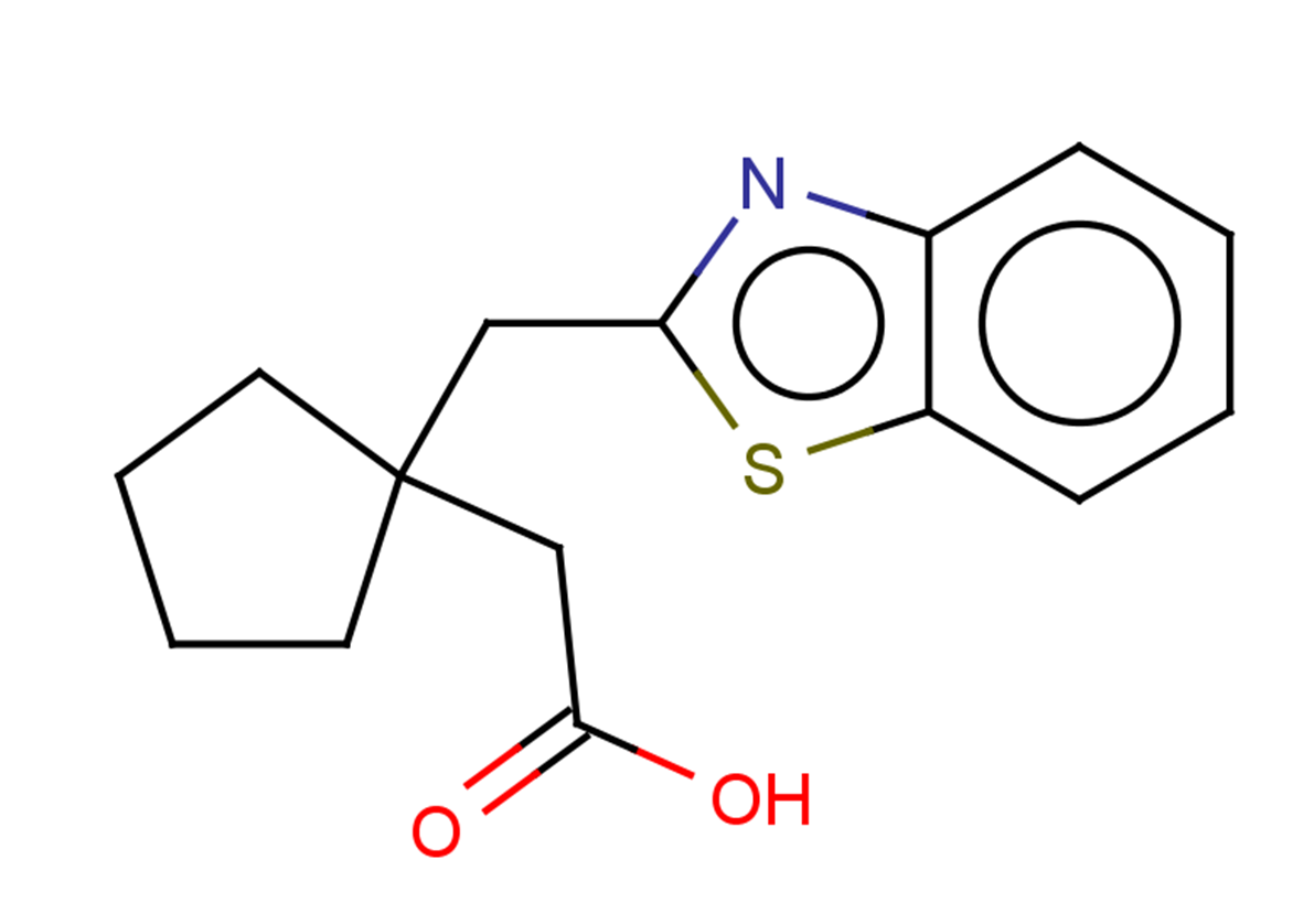 2-[1-(1,3-benzothiazol-2-ylmethyl)cyclopentyl]acetic acid