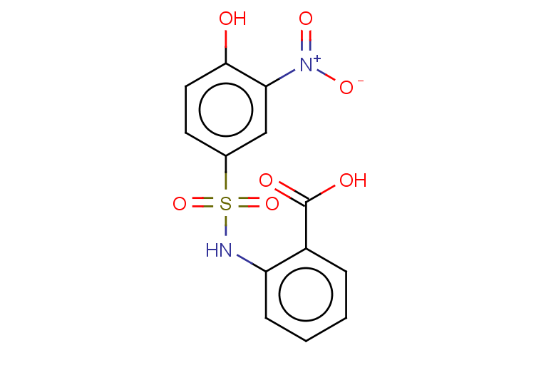 2-(4-hydroxy-3-nitrobenzenesulfonamido)benzoic acid