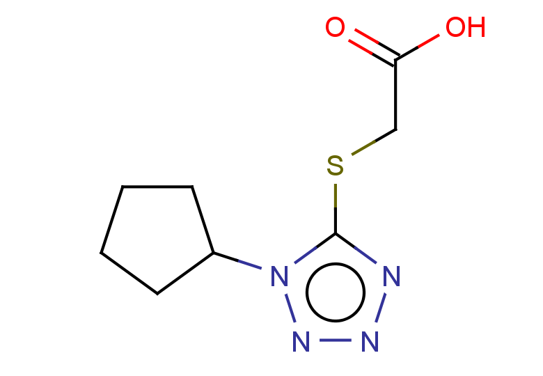 2-[(1-cyclopentyl-1H-1,2,3,4-tetrazol-5-yl)sulfanyl]acetic acid