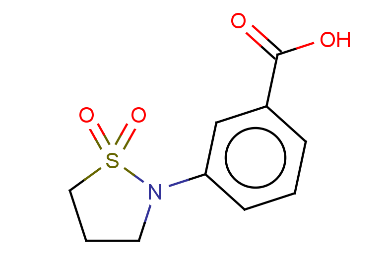 3-(1,1-dioxo-1,2-thiazolidin-2-yl)benzoic acid