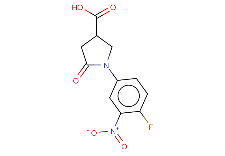 1-(4-fluoro-3-nitrophenyl)-5-oxopyrrolidine-3-carboxylic acid