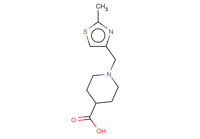 1-[(2-methyl-1,3-thiazol-4-yl)methyl]piperidine-4-carboxylic acid