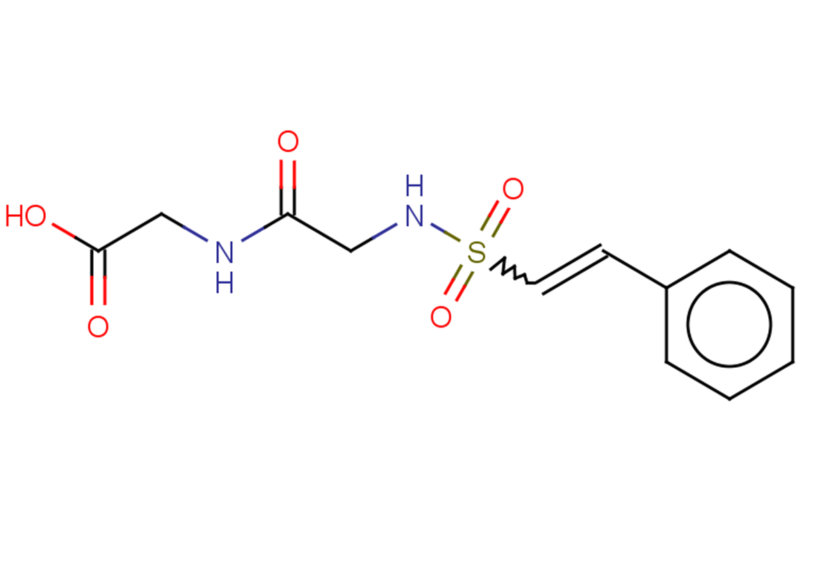 2-[2-(2-phenylethenesulfonamido)acetamido]acetic acid