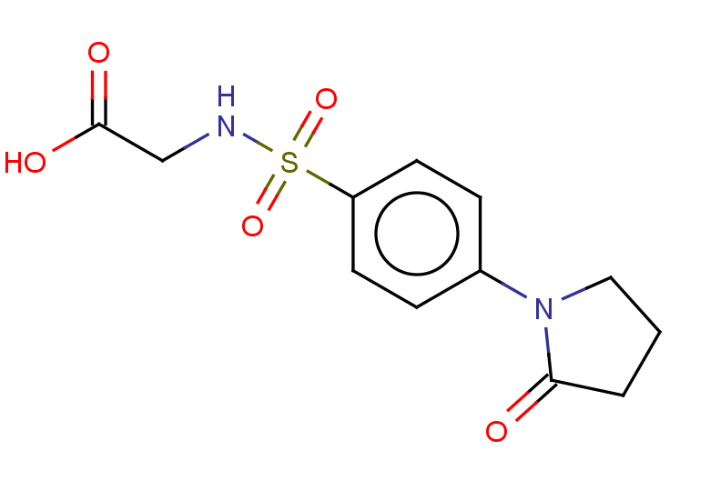 2-[4-(2-oxopyrrolidin-1-yl)benzenesulfonamido]acetic acid