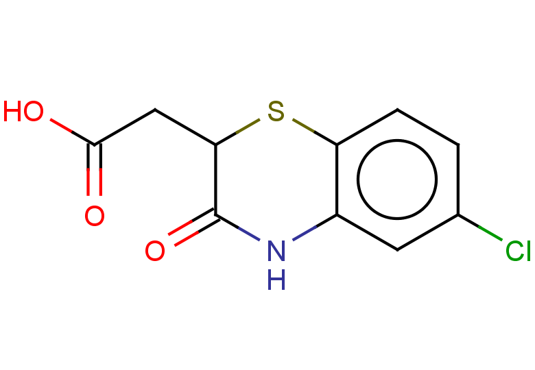 2-(6-chloro-3-oxo-3,4-dihydro-2H-1,4-benzothiazin-2-yl)acetic acid