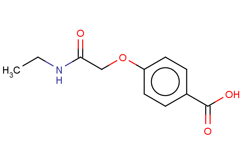 4-[(ethylcarbamoyl)methoxy]benzoic acid