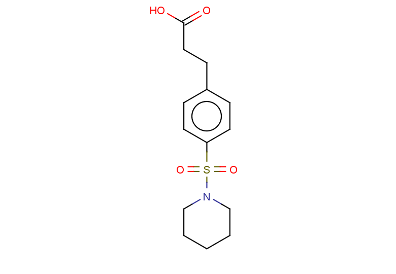 3-[4-(piperidine-1-sulfonyl)phenyl]propanoic acid