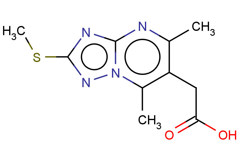 2-[5,7-dimethyl-2-(methylsulfanyl)-[1,2,4]triazolo[1,5-a]pyrimidin-6-yl]acetic acid
