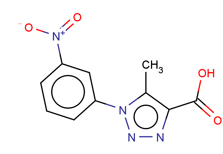 5-methyl-1-(3-nitrophenyl)-1H-1,2,3-triazole-4-carboxylic acid