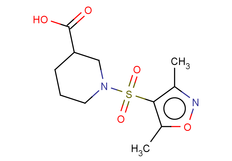1-[(dimethyl-1,2-oxazol-4-yl)sulfonyl]piperidine-3-carboxylic acid
