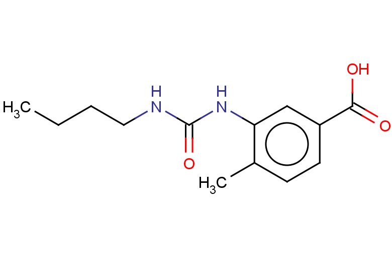 3-[(butylcarbamoyl)amino]-4-methylbenzoic acid