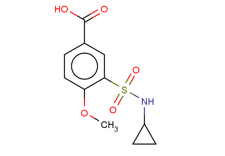 3-(cyclopropylsulfamoyl)-4-methoxybenzoic acid