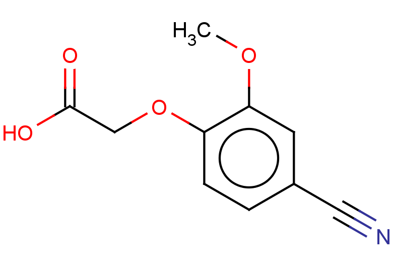 2-(4-cyano-2-methoxyphenoxy)acetic acid