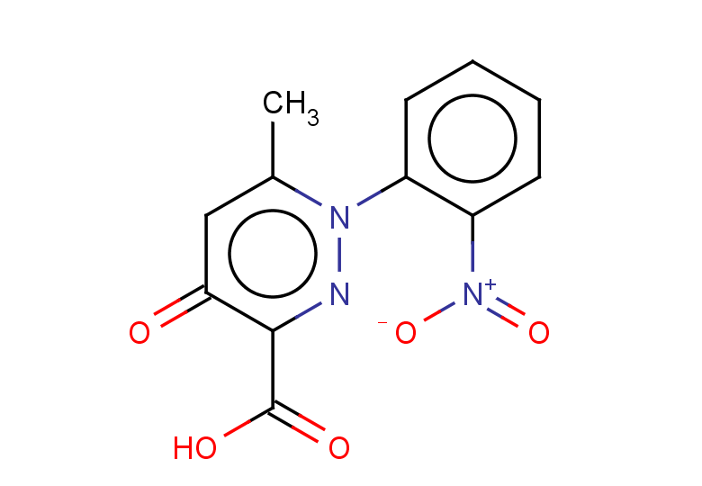 6-methyl-1-(2-nitrophenyl)-4-oxo-1,4-dihydropyridazine-3-carboxylic acid