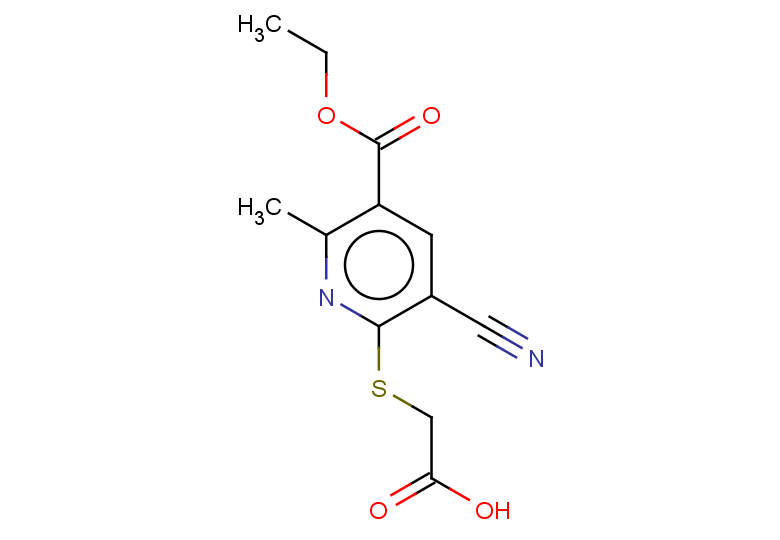 2-{[3-cyano-5-(ethoxycarbonyl)-6-methylpyridin-2-yl]sulfanyl}acetic acid