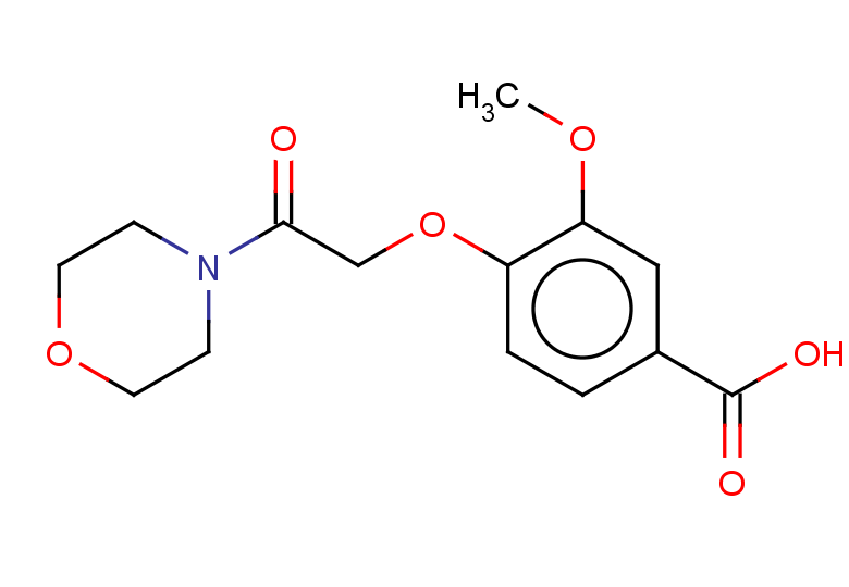 3-methoxy-4-[2-(morpholin-4-yl)-2-oxoethoxy]benzoic acid