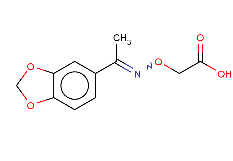 2-({[1-(1,3-dioxaindan-5-yl)ethylidene]amino}oxy)acetic acid
