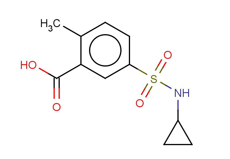 5-(cyclopropylsulfamoyl)-2-methylbenzoic acid