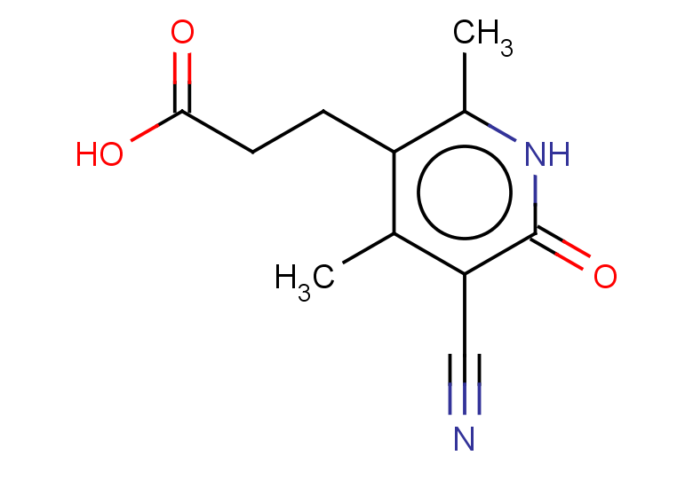 3-(5-cyano-2,4-dimethyl-6-oxo-1,6-dihydropyridin-3-yl)propanoic acid