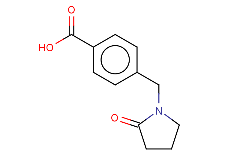 4-[(2-oxopyrrolidin-1-yl)methyl]benzoic acid
