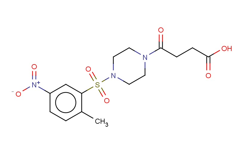 4-[4-(2-methyl-5-nitrobenzenesulfonyl)piperazin-1-yl]-4-oxobutanoic acid