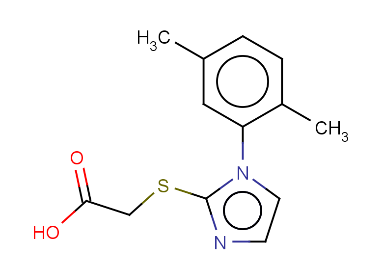 2-{[1-(2,5-dimethylphenyl)-1H-imidazol-2-yl]sulfanyl}acetic acid