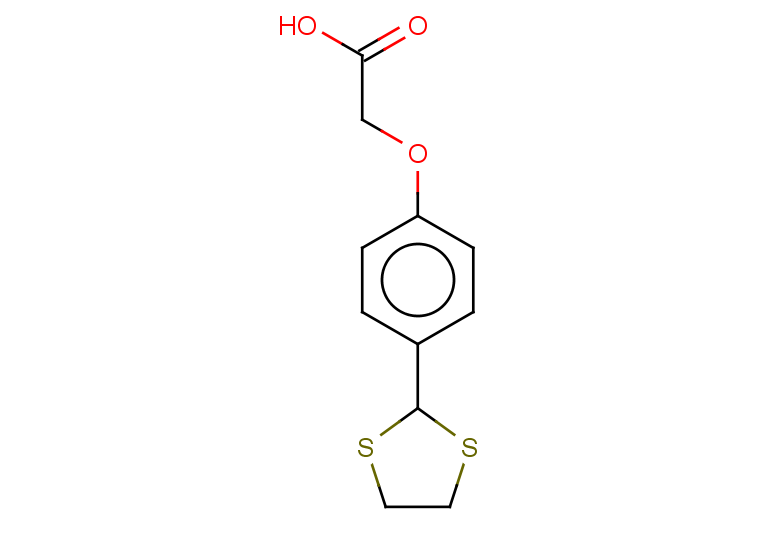 2-[4-(1,3-dithiolan-2-yl)phenoxy]acetic acid