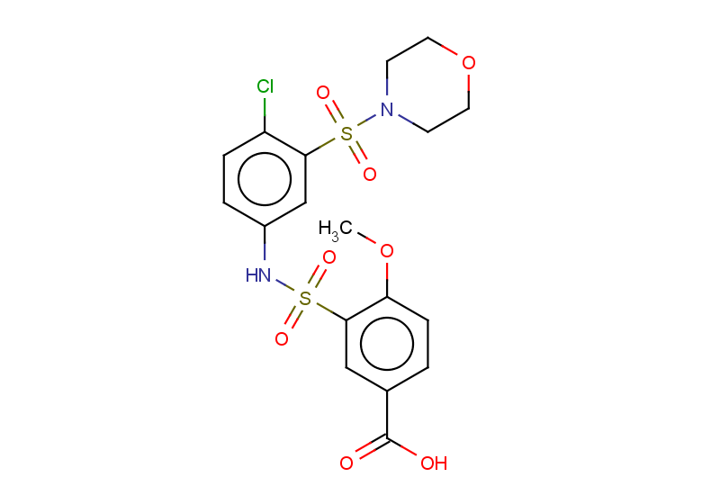3-{[4-chloro-3-(morpholine-4-sulfonyl)phenyl]sulfamoyl}-4-methoxybenzoic acid