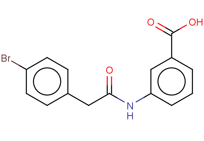 3-[2-(4-bromophenyl)acetamido]benzoic acid