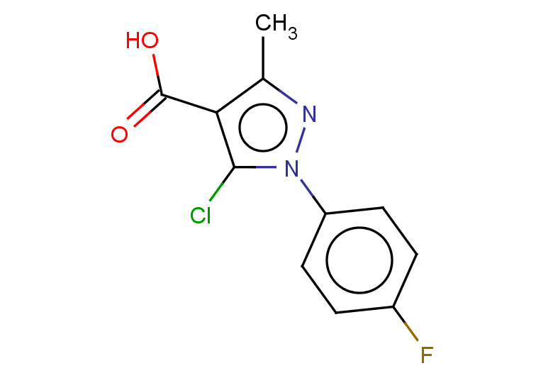 5-chloro-1-(4-fluorophenyl)-3-methyl-1H-pyrazole-4-carboxylic acid