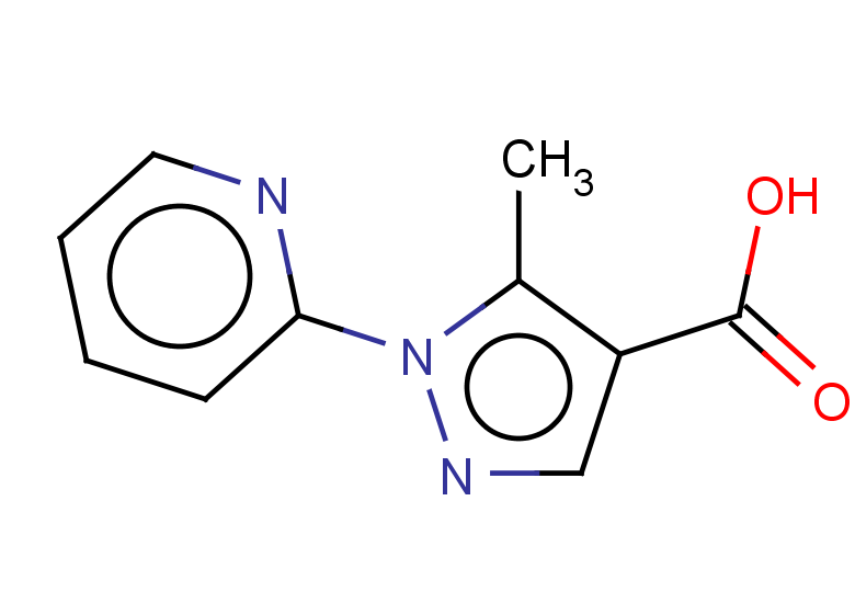 5-methyl-1-(pyridin-2-yl)-1H-pyrazole-4-carboxylic acid