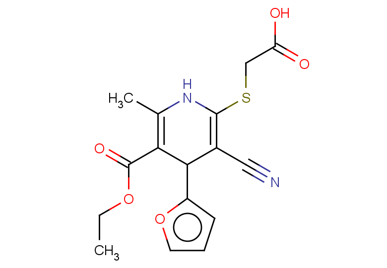 2-{[3-cyano-5-(ethoxycarbonyl)-4-(furan-2-yl)-6-methyl-1,4-dihydropyridin-2-yl]sulfanyl}acetic acid