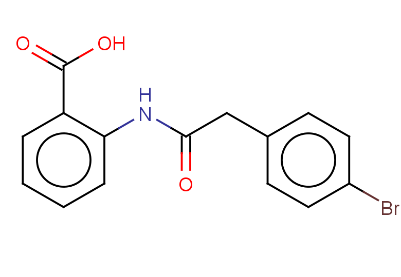 2-[2-(4-bromophenyl)acetamido]benzoic acid